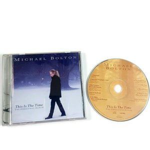 Michael Bolton CD This Is The Time The Christmas *MINOR WEAR